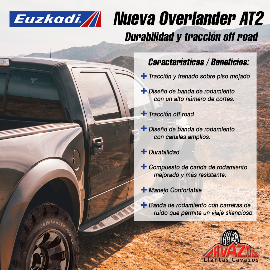 31X10.5 R15 Euzkadi Overlander At2 109Q
